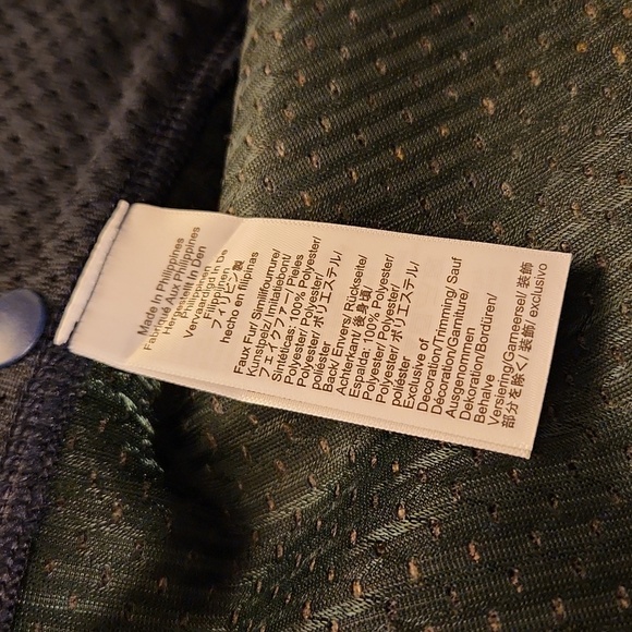 J. Crew Nordic sherpa fleece jacket in tartan Blue Green  Small NWT - Picture 9 of 9